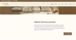 Desktop Screenshot of corrina-lawson.com